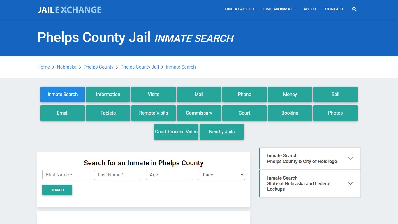 Phelps County Jail, NE Inmate Search: Roster & Mugshots